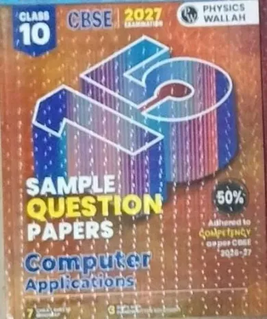 CBSE Sample Question Paper Computer Applications Class 10 2027