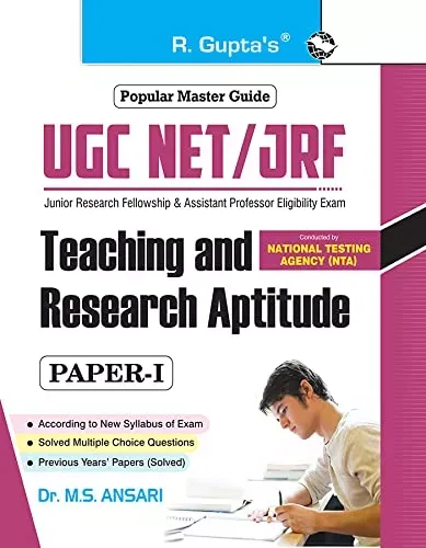 NTA-UGC-NET/JRF: Teaching and Research Aptitude (Paper I) Exam Guide 