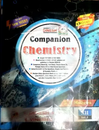Dinesh Companion Chemistry-12 (Vol-1&2) Latest Edition 2024