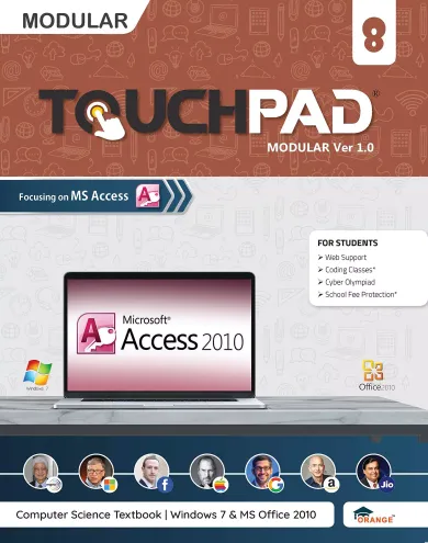 Touchpad Modular Ver 1.0, Activity Based Computer Book for Class 8