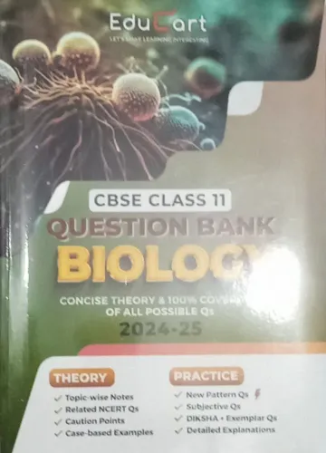 CBSE Question Bank Biology-11 (2024-25 )