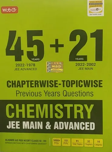 45+21 CHAPTERWISE - TOPICWISE PREVIOUS YEARS QUESTIONS CHEMISTRY  JEE MAIN &  ADVANCED 