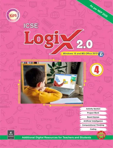 ICSE Logix 2.0 for class 4 Latest Edition 2024(window-10 & Office-19)