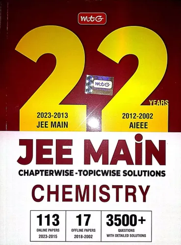 Mtg 22 Years Jee Main Chemistry-2023