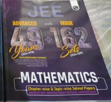 Jee Advanced With Main 49 Years + 162 Sets Mathematics