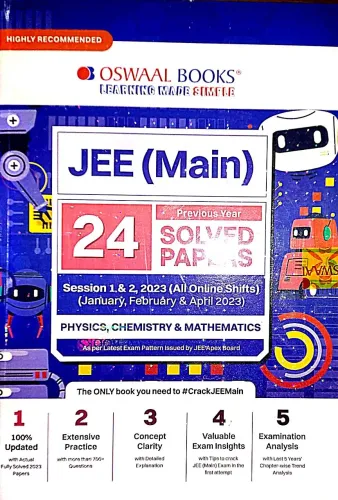 Jee Main 24 Solved Papers (Phy,Chem,Math)2024