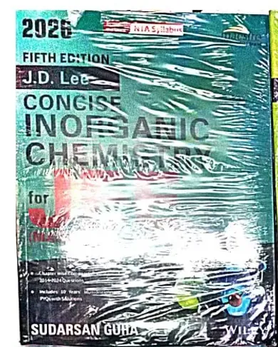 J.d.lee Concise Inorganic Chemistry For Jee (main & Advanced)2026