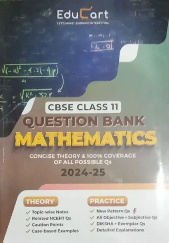 CBSE Question Bank Mathematics-11 (2024-25 )