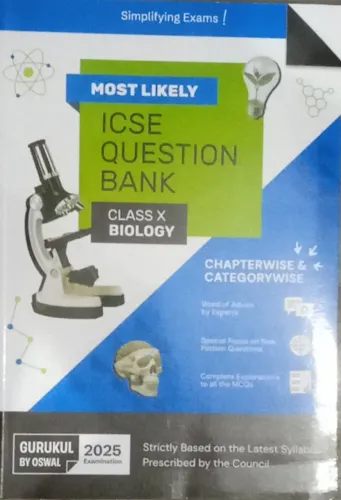 Most Likely Isce Question Bank Biology-10