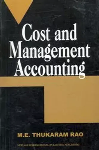 Cost and Management Accounting