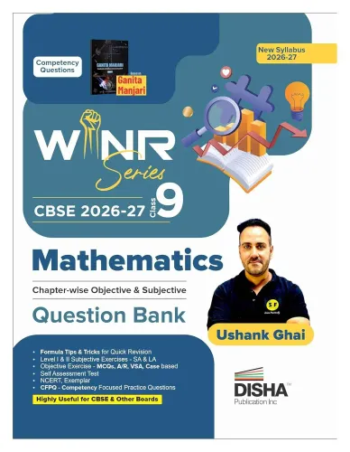 WINR Series CBSE 2026-27 Class 9 Mathematics Chapter-wise Objective & Subjective Question Bank  | One-shot solution for 2027 Class IX Exam | NCERT, Exemplar, SQP, Competency  | Fully Solved