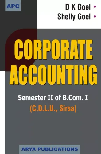 Corporate Accounting Semester 2 of B.Com. I (C.D.L.U., Sirsa)