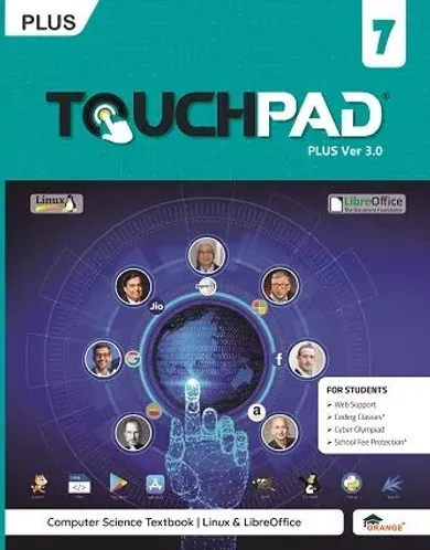 Touchpad Computer Book Plus Ver 3.0 (Libra Office & Linux) for Class 7