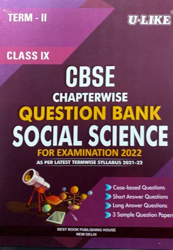 U Like CBSE Term 2 Social Science Class 9 Chapterwise MCQ Question Bank For 2022