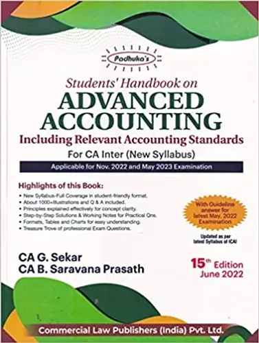 Students’ Handbook On Advanced Accounting