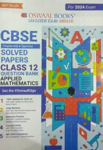 Cbse Que,bank Solved Papers Applied Mathematics Class -12