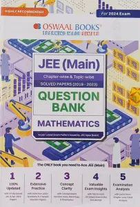 Jee Main Solved Papers Chapterwise Topicwise Mathematics (For 2024 ExaM)