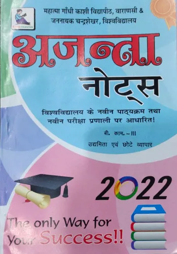 B.com 3rd Yr Udhyamita Evam Chote Vyapar (2022)