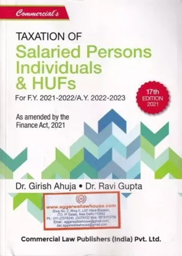 Taxation Of Salaried Persons, Individuals & Hufs