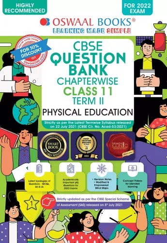 Oswaal CBSE Question Bank Chapterwise For Term 2, Class 11, Physical Education (For 2022 Exam) 