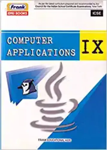 Frank EMU Books ICSE Computer Applications Class 9