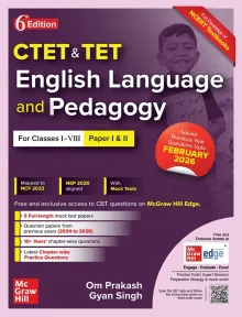 CTET & TET English Language And Pedagogy (Class I-VIII)