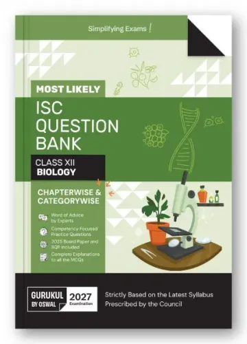 Biology Most Likely Question Bank  ISC Class 12 for 2027 Exam