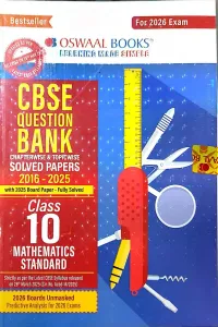 CBSE Question Bank Solved Papers Mathematics Standard Class 10(2025-2026)