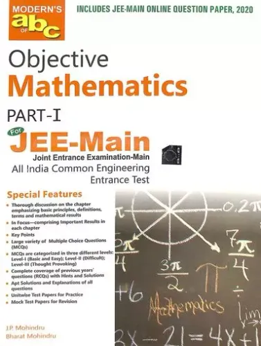 Moderns Abc Objective Mathematics For Jee Main Set Of 2 Parts All India Common Engineering