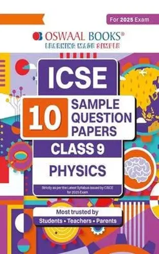 ICSE 10 Sample Question Papers Physics Class - 9