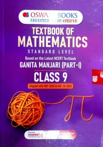 Textbook of Mathematics| Standard Level | Class 9 | Based on Latest NCERT Textbook Ganita Manjari Part-1 | Aligned with NEP 2020 & NCF-SE 2023 | Included: Competency-based Questions | Oswaal AI