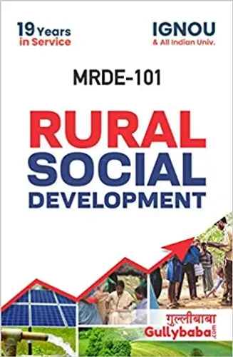 MRDE101 Rural Social Development (IGNOU Help book For MRDE-101 in English Medium) Paperback 