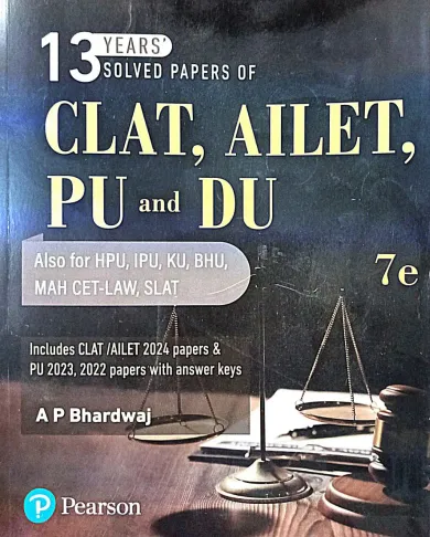 Clat , Ailet , Pu & Du 13 Years Solved Paper