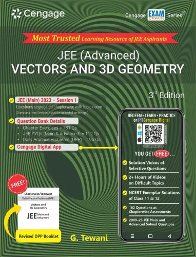 Vectors And 3d Geometry Jee Advanced {3rd Edition}