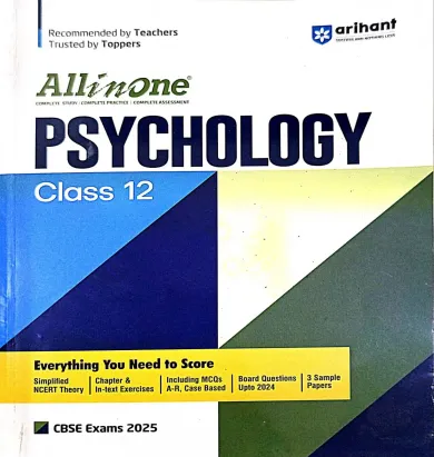 All In One Cbse Psychology-12