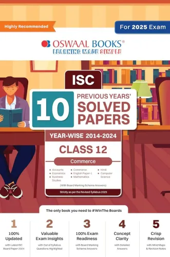 ISC 10 Previous Year Solved Papers(2014-2024) Commerce Class-12