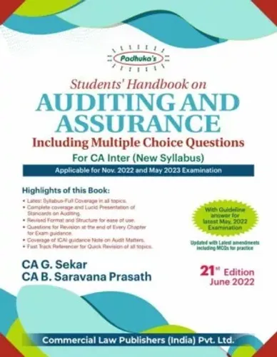 Students’ Handbook On Auditing and Assurance