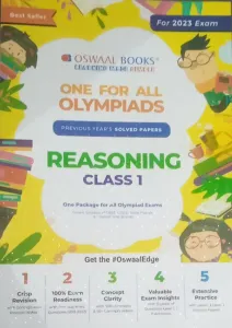 One For All Olympiads Reasoning  Class -1 (sol Papers) 2023