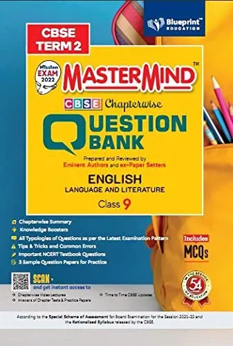 Master Mind CBSE Question Bank – English Class 9 |Term 2 | For CBSE Board (Includes MCQs)