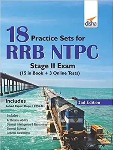 18 Practice Sets for RRB NTPC Stage II Exam (15 in Book + 5 Online Tests) 2nd Edition