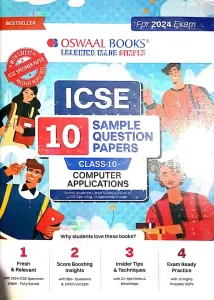 ICSE 10 Sample Question Papers Computer App.-10 (2023-2024)