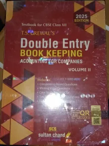 Double Entry Book Keeping Class 12 Vol-2 (2025)