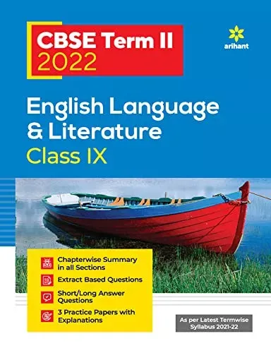 Arihant CBSE English Language & Literature Term 2 Class 9 for 2022 Exam (Cover Theory and MCQs) 