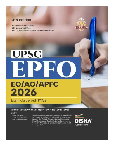 Disha UPSC EPFO EO/ AO/ APFC 2026 Exam Guide with PYQs 4th Edn | Enforcement Officers/ Accounts Officers/ Assistant Provident Fund Commissioner