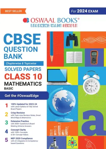 Cbse Question Bank Mathematics Basic For Class 10 ( 2024 )