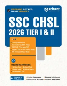 SSC CHSL (Tier I & II) 2026 | Complete Study Guide with Conceptwise Notes, 3000+ Exam-Centric MCQs, PYQs up to 2025, Toppers' Tips, Time-Saving Tricks & 100 Formula Cheat Sheet | Free Online Tests
