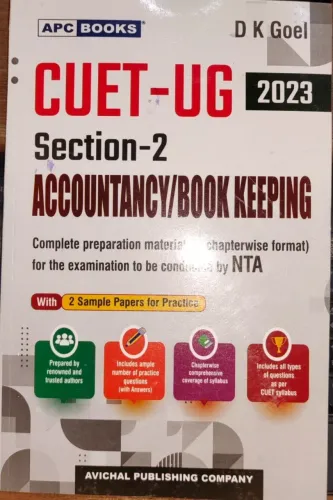 Cuet (UG) 2023 Sec.-2 Accountancy/book Keeping