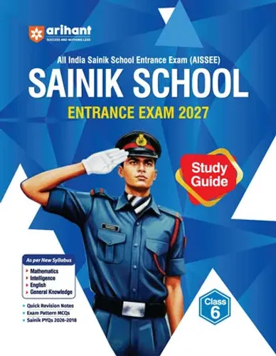 AISSEE Sainik School Class 6 Entrance Exam 2027 | Complete Study Guide | Quick Revision Notes, Practice MCQs & PYQs (2018–2026) | As per New Syllabus