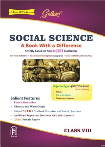 Golden Social Science (History, Geography and Civics): Based on NCERT for Class 8