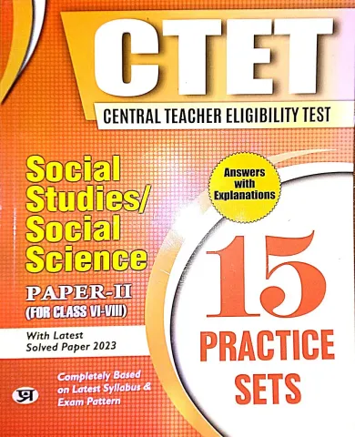 Ctet Social Studies/ Social Science P-2 (6 To 8) (15 Prac. Sets)